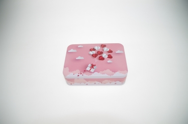 Trüffel-/Pralinendose (ca. 150g) moderne randlose Ausführung